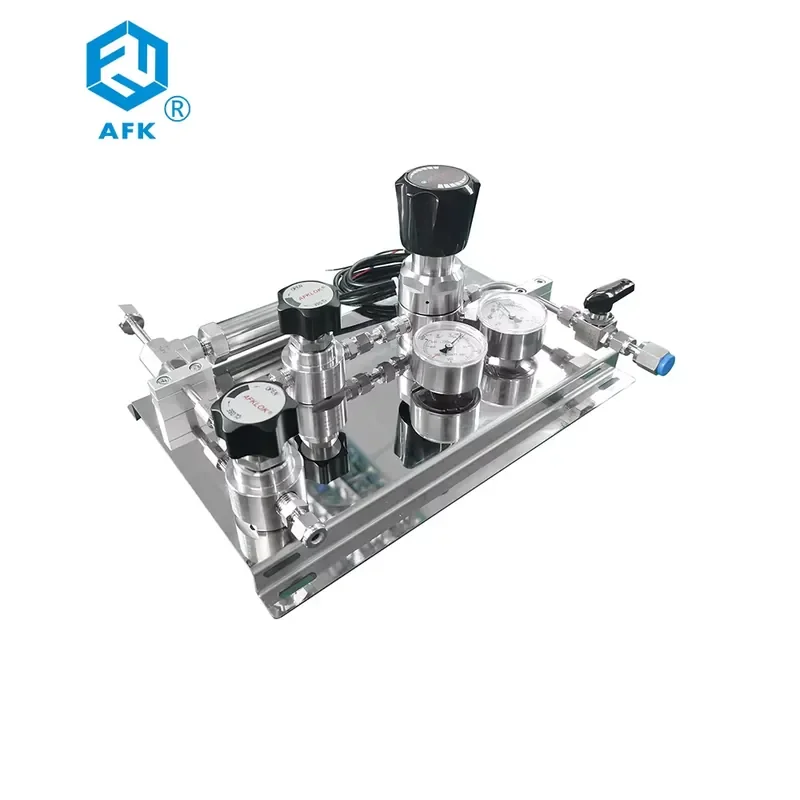 Gold Seller High Pressure Flow Regulator for Change Over Switch Manifold Nitrogen Argon SS316L Cylinder