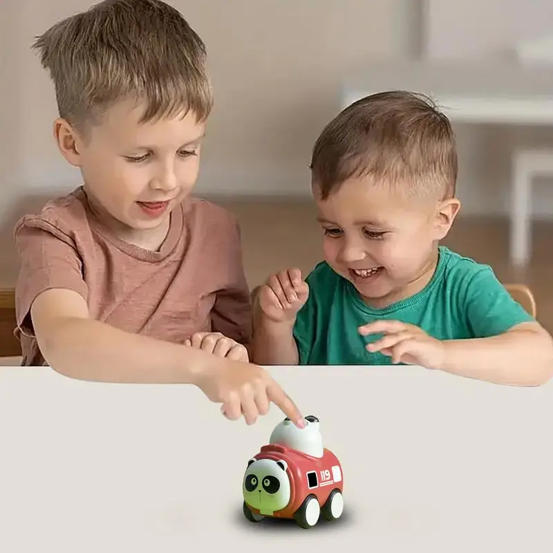 Inertia Car Toys Friction Powered Toy Car Cute Animal Inertia Toy Car Innovative Press Pull Back Toy Vehicles Car Toys For Kids