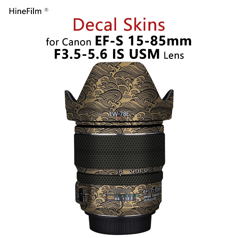 

EF-S15-85 Lens Sticker For Canon EF-S 15-85mm f/3.5-5.6 IS USM Lens Skins Protector Anti-scratch Coat Wrap Cover