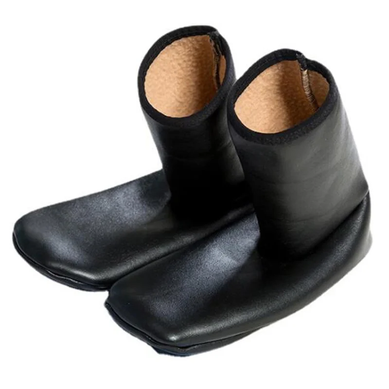 Unisex Winter Warm Lederen Thermische Boot Slipper Indoor Huis Zachte Non-Slip Sokken Zachte Antislip Sokken Voor Mannen vrouwen