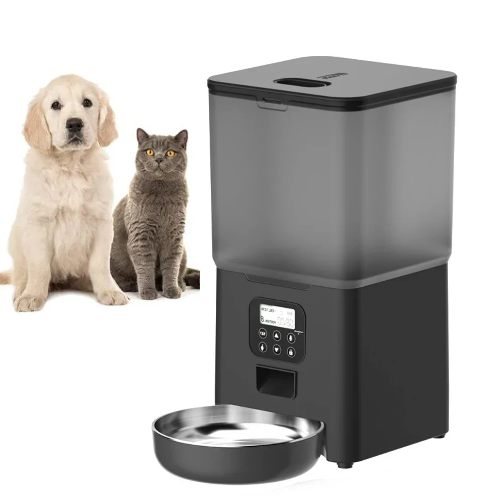 6L APP Control Smart Cat Food Dispenser WIFI Automatic Pet Feeder  Automatic Dog Feeder Pet Timing Voice Dog Products