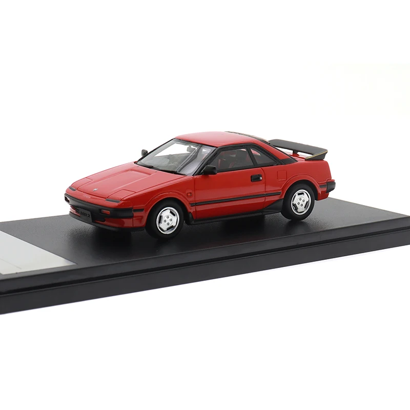 Scale 1/43 Model Car Launch MR2 Series Multi-Color Cars Model With Retro Style And Built-In Tail Wing Decoration Collection