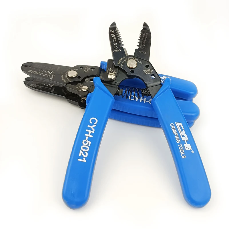 CYH-502 multifunctional stripping pliers for electricians, cable cutters, and crimping pliers