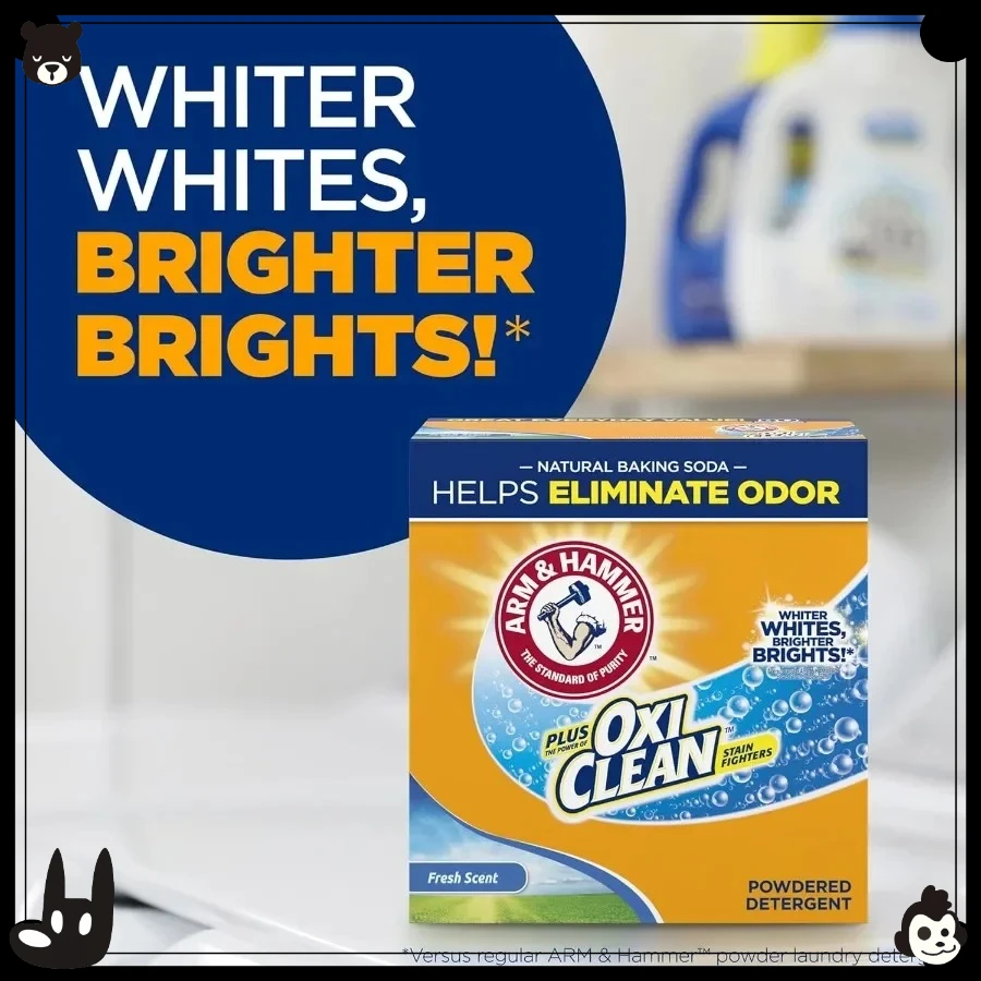 منظف الغسيل، رائحة طازجة، 45 حمولة، 3.48 رطلاً (عبوة واحدة) - يزيل أقوى البقع، مناسب لغسالات القياسية وHE