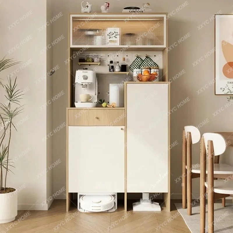 XXHousehold sweeping robot cabinet Corner tea cabinet Living room rack Locker