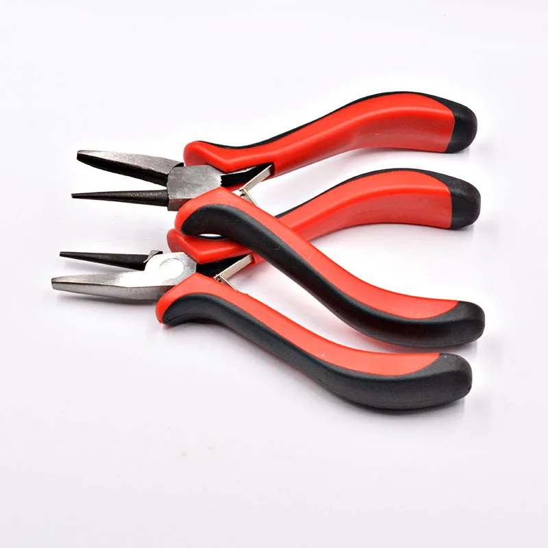 Jewelry Pliers Tool & Equipment Red handle for Crafting Making Tool Beadwork Repair Beading Making Needlework DIY