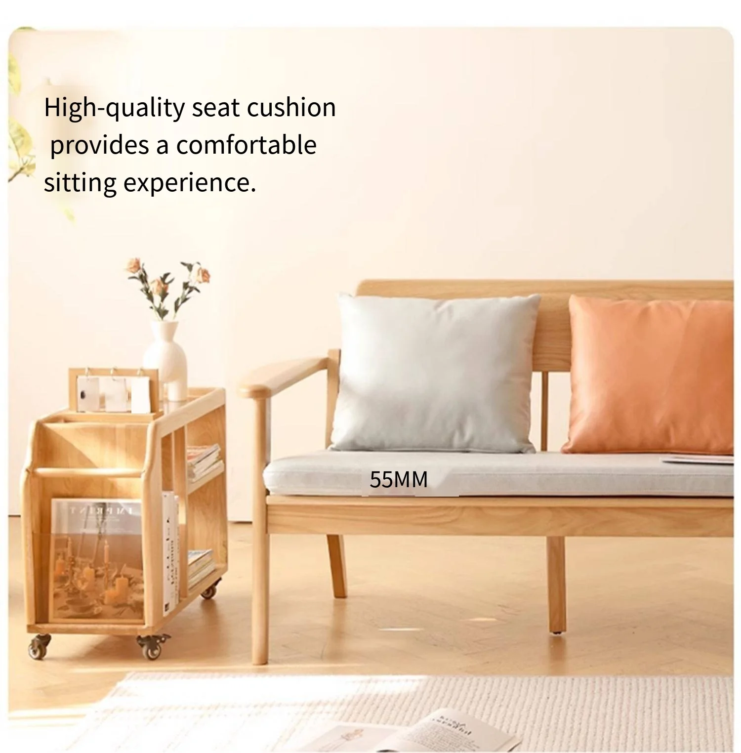 # Sofa Set Modern Design PU Leather Three-person Seat Small Apartments & Hotels Winter/Summer Use