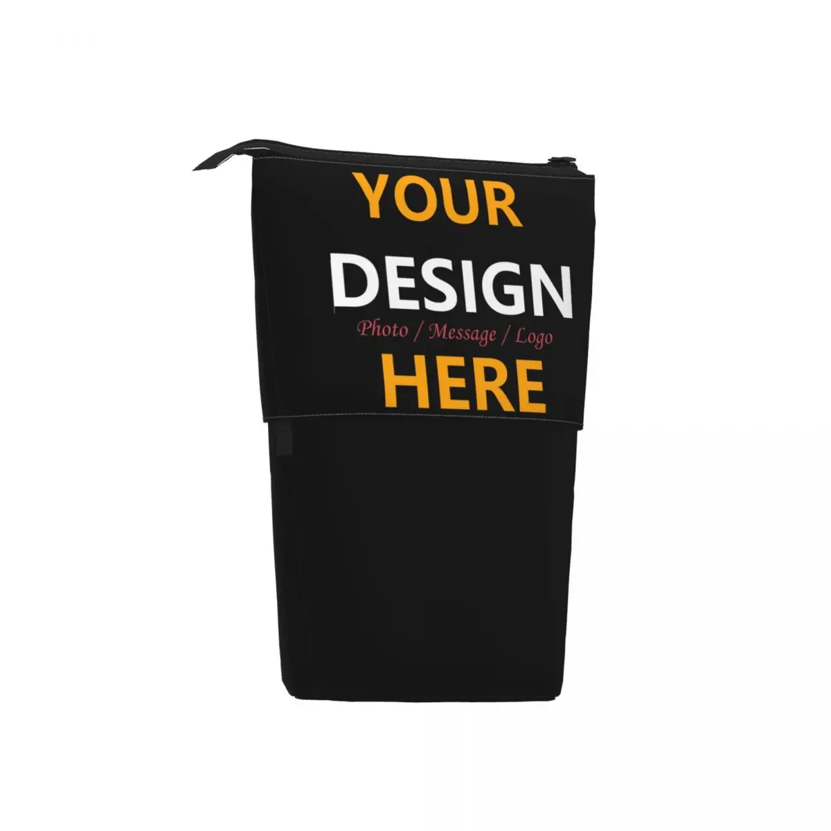 مخصص مخصص التصميم الخاص بك هنا مقلمة تلسكوبية تخزين كبير شخصية شعار مخصص مطبوعة القلم حقيبة صندوق الإمدادات