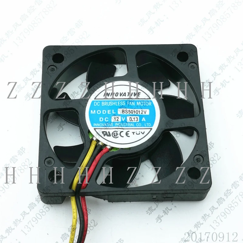 

Инновационный вентилятор охлаждения ЦП Z INNOVATIVE BS501012V 5010 DC12V 0.13A 5CM 3-проводной