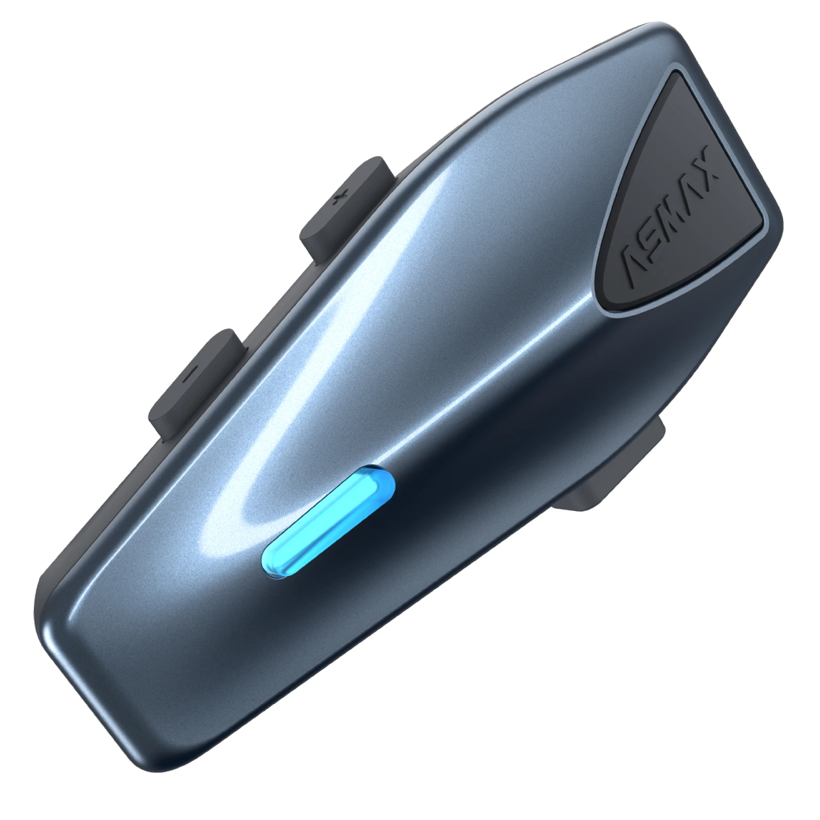 ASMAX Blue S1 motorfietsintercom Global Mesh Group-systeem, spraakopdracht, HD-audio, IPX7, ENC-microfoon en app-connectiviteit - afbeelding 2