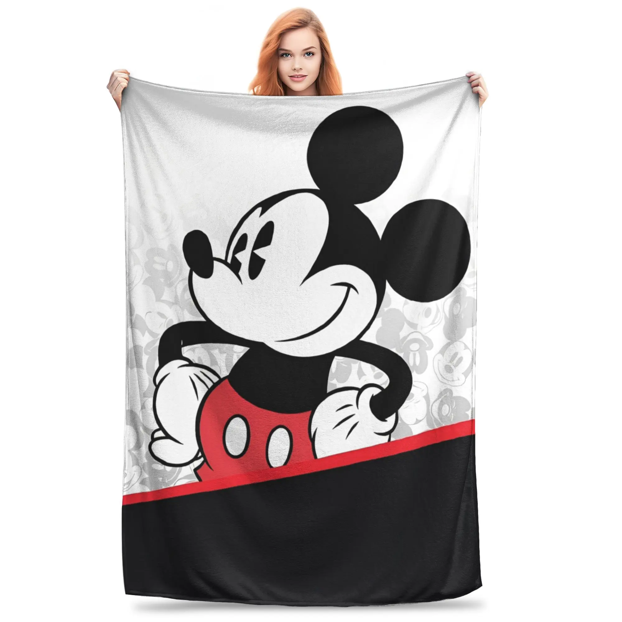 

Mickeys Mouse Minnie Accessories Blanket Warm Cozy Fluffy Throw Blankets for Living Room 50x60 Inches Multiple Sizes Bedspread