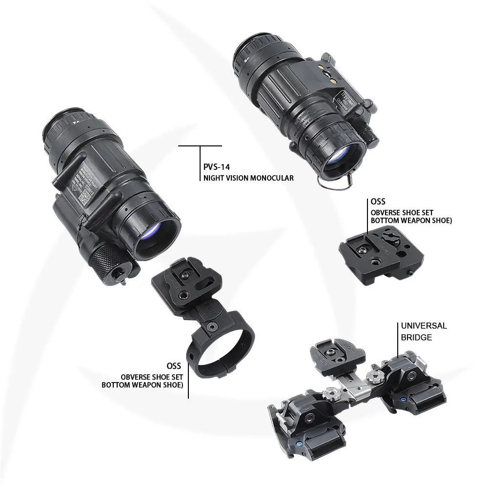 Wyposażenie taktyczne OSS KVC awers mocowanie kasku PVS-14 noktowizor NVG Mount Adapter konwersji RQE uniwersalny podstawa montażowa mostkowy