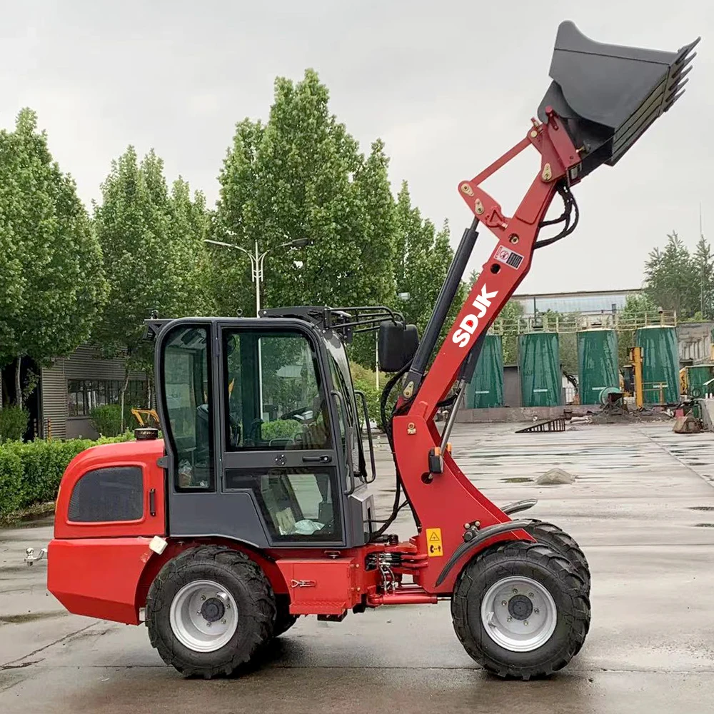 Manufacturer CE/EPA/EURO5 Small Wheel Loader Price Small Skid Steer Loader 800KG 1 Ton Mini Wheel Loader Customizable For Sale