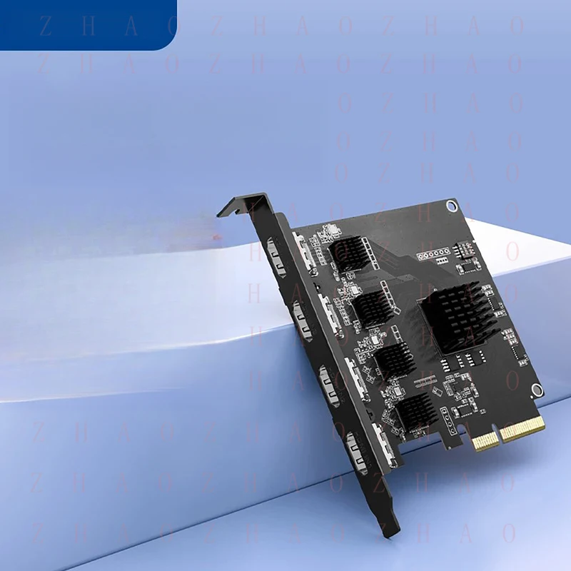 L+for Acasis 4 HDMI Input PCIe Capture Card 4 Channel 1080P 60FPS Video Recorder