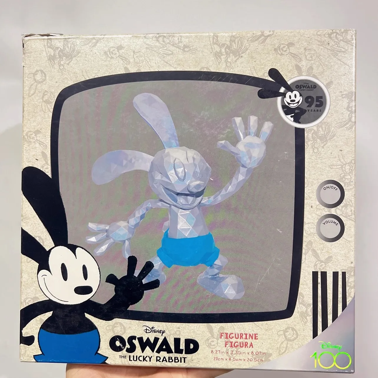 

New Original Disney 100th Oswald the Lucky Rabbit anniversary commemorative doll ornaments