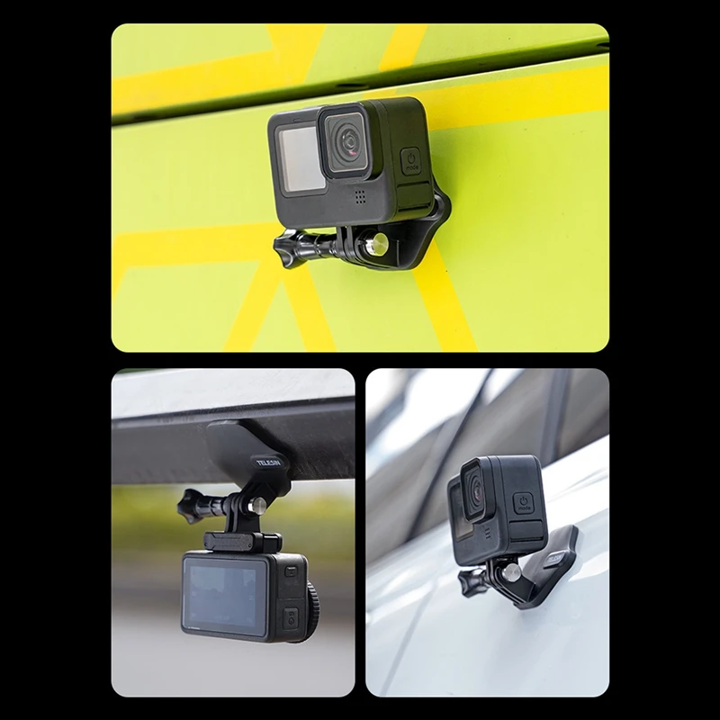 TELESIN Magnetic Action Camera Quick Release Bracket Release Bracket For Gopro Hero Insta 360 DJI Mobile Phone Style