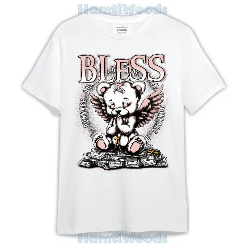 Low Legend Pink 11s Shirt, Bless Bear Angel Shirt Outfit 11 Low Legend Pink 1405 HDT