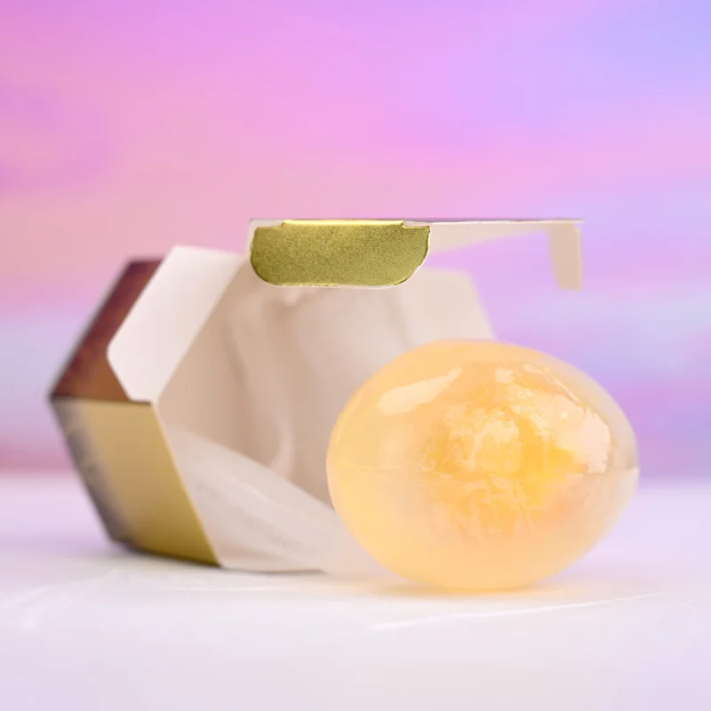 

80g Collagen Egg Soap For Deep Cleansing Moisturizing Oil Contro Cleansing Bathing Essential Oil Soap