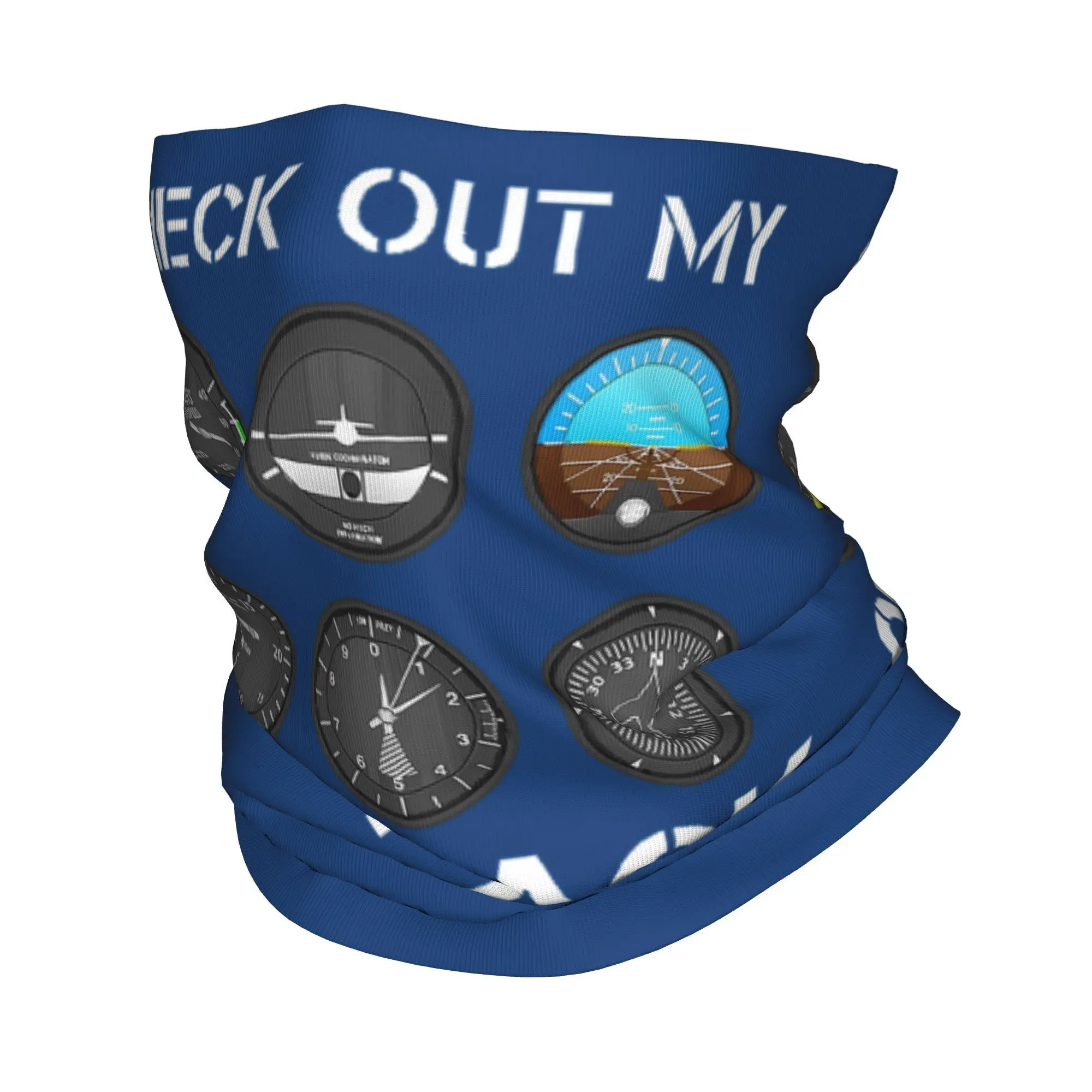 

Забавный пилотный топ самолета, шесть упаковок, летные инструменты, бандана, гетры, маска с принтом, шарф, многофункциональная Балаклава для бега, унисекс