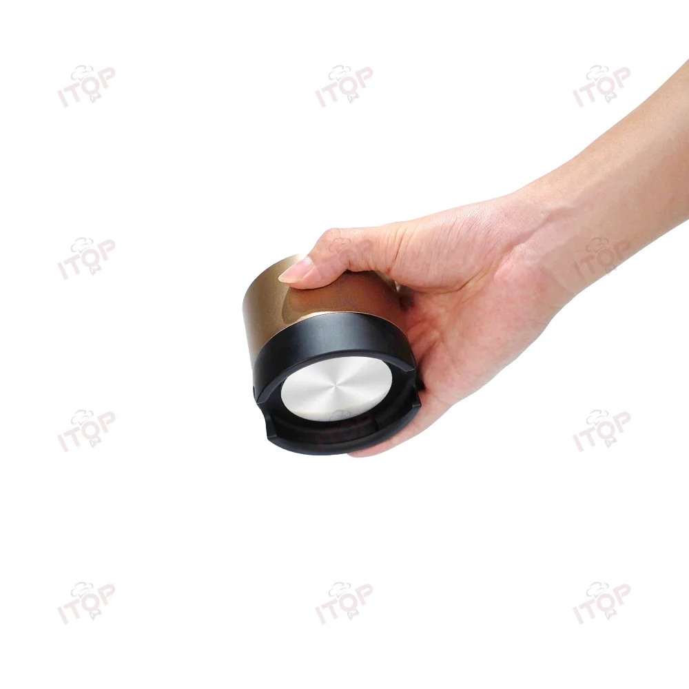 58MM Portable Coffee Tamper Electric Coffee Tamper Rechargeable Tamper Flat Espresso Coffee Tools