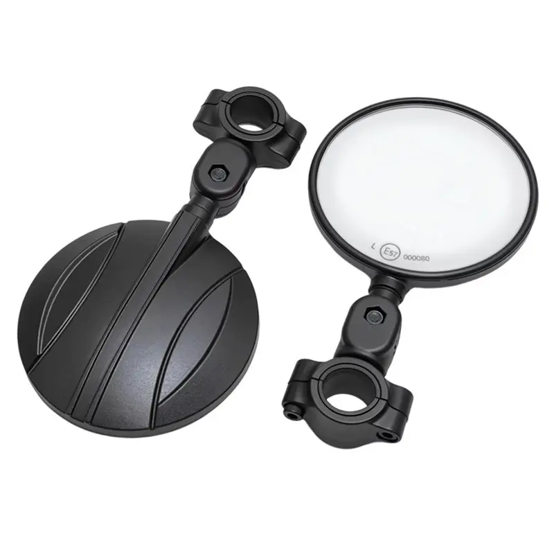 A11M-Rearview Mirror Motorcycle Universal 22-25MM Bike Side Rear View Mirror Adjustable Side Mirrors