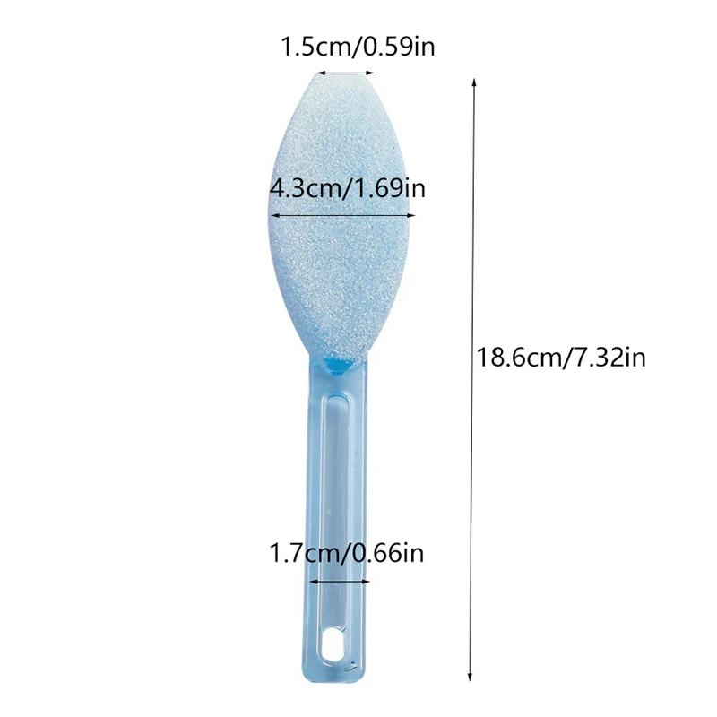 Double Sides Foot File Rasp Pedicure Tools Dead Skin Callus Remover Plastic Handle Scrubber Brush Feet Care Tools Pedicure Tools