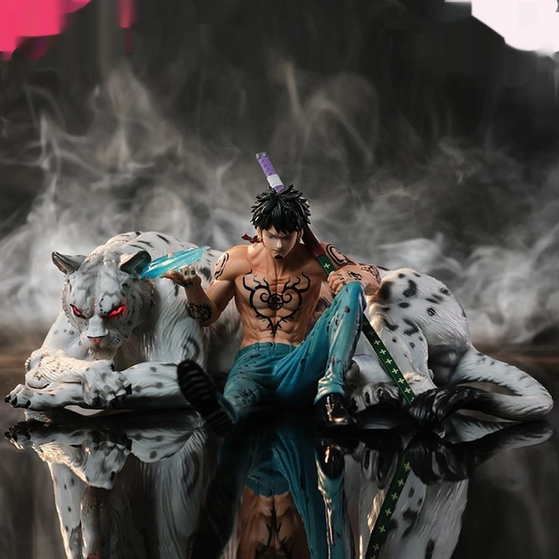 

Anime Pirates, Snow Leopard, Trafalgar, Water Method, Sitting Posture, Figure Model Collection, Ornaments And Gifts