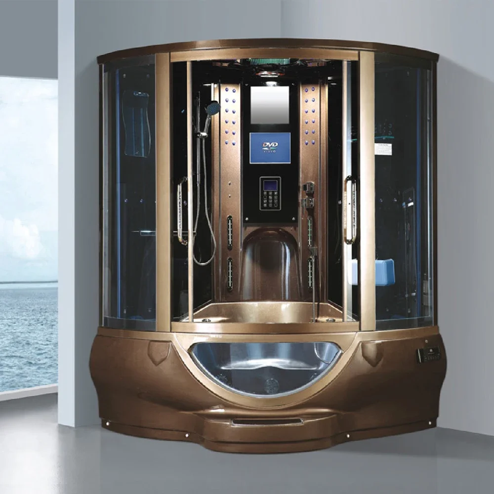 &c  Jetted Tub Combo Steam Showersteam Showers Shower Cabin with Tv Steam Shower Bathtub Cabin