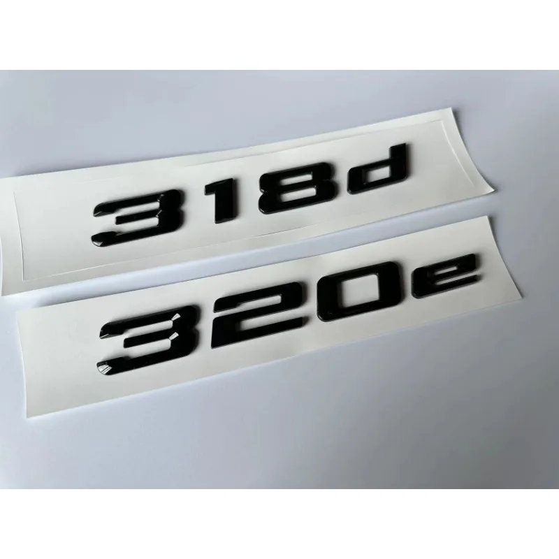 

2014 style 3D ABS Logo 318i 320i 320d 325i 325d 330e 330d Emblem Letters Car Trunk Sticker For BMW E46 E36 E90 F31 Accessories