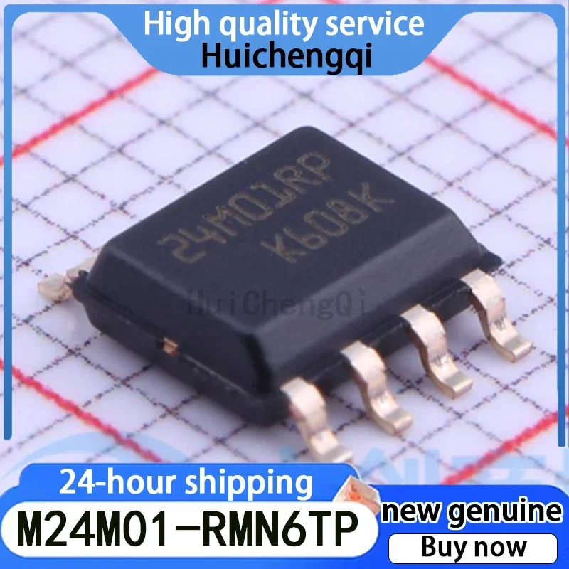 5PCS M24M01-RMN6TP SOP-8 1Mbit Serial I2C Bus EEPROM Chip
