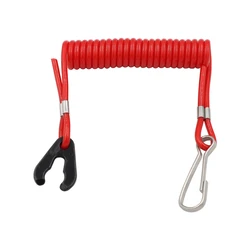 Emergency Stop Lanyard for Yamaha Motors 682-82556-00-00 Flame-out Switch Safety Cord Red