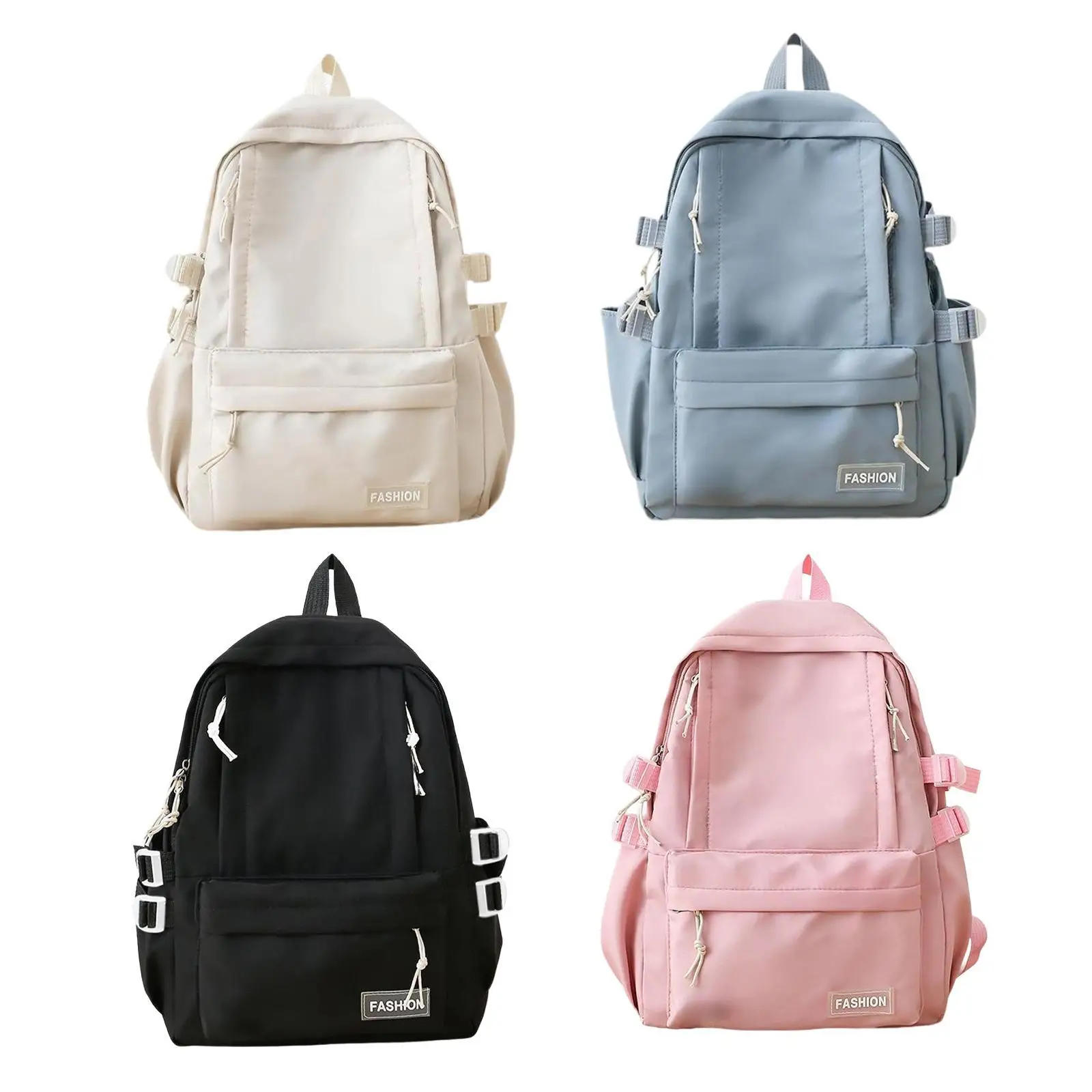 Fashion Backpack Portable with Handle Stylish Knapsack Casual Rucksack Nylon