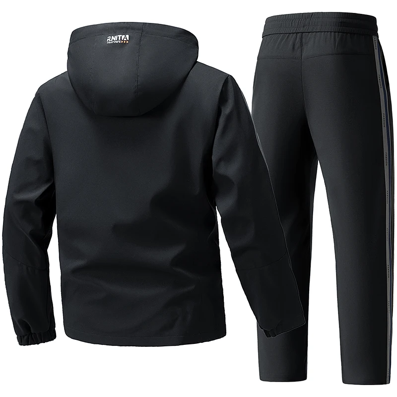 Men's Casual Tracksuit Running Jogging Hoodies Sports Set Fitness 2 Pieces Jacket + Sweatpants Basketball Football Track Suits view 6