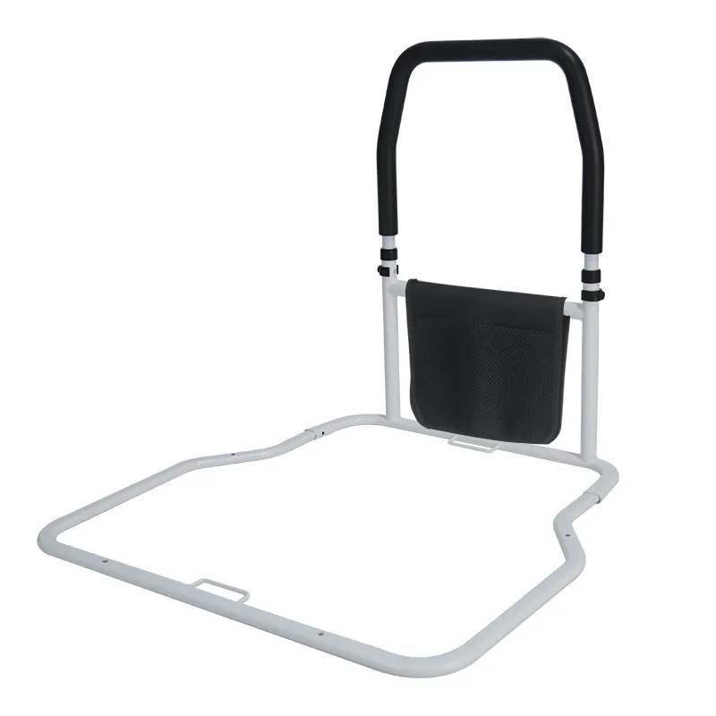 Adult Bed Rails Cane With Adjustable Heights Safety Hand Assistant Bar Adult Bed Rail for Elderly