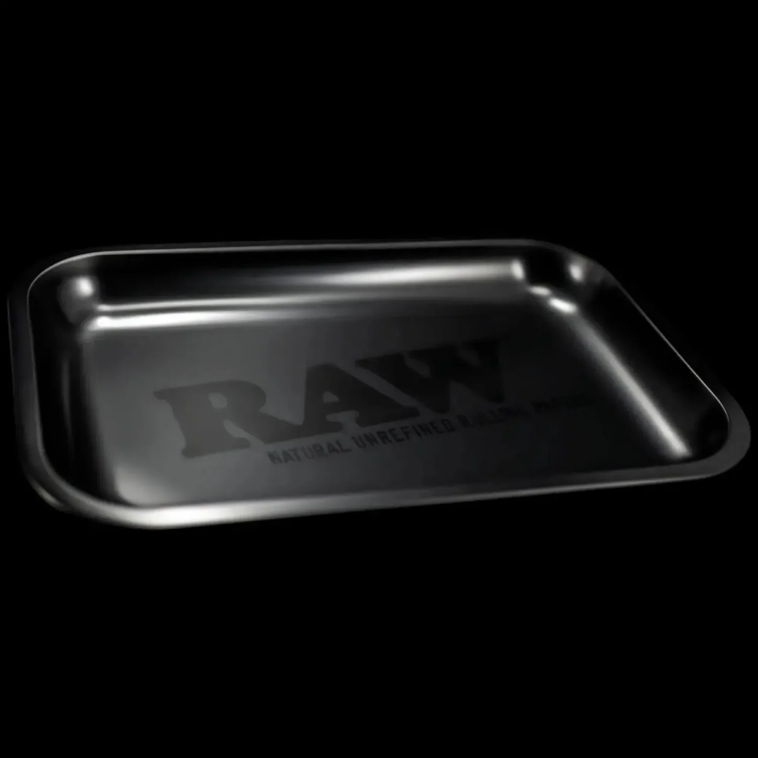 RAW Matte Black Murder\'d Cigarette Rolling Tray |