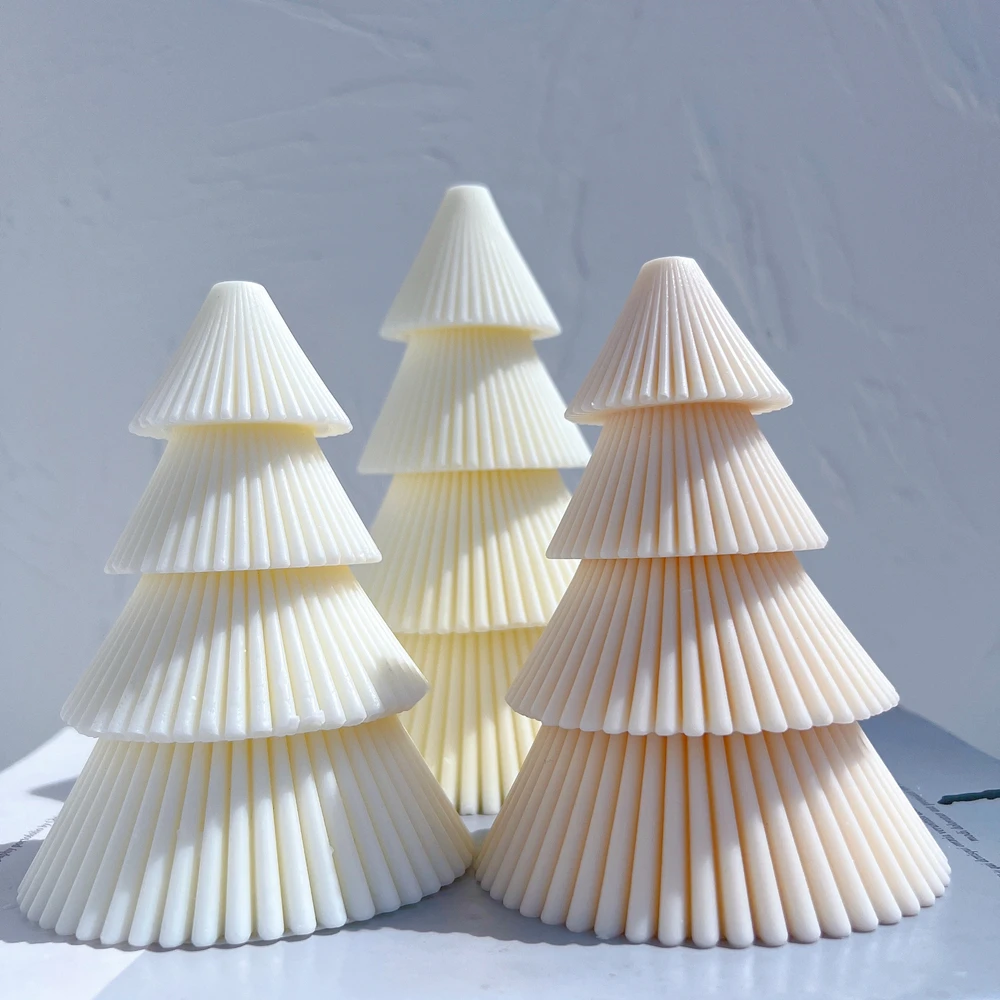 

Pine Christmas Tree Candle Molds Dinner Cake Silicone Mold Soy Wax Silicone Mould Christmas Home Resin Decor