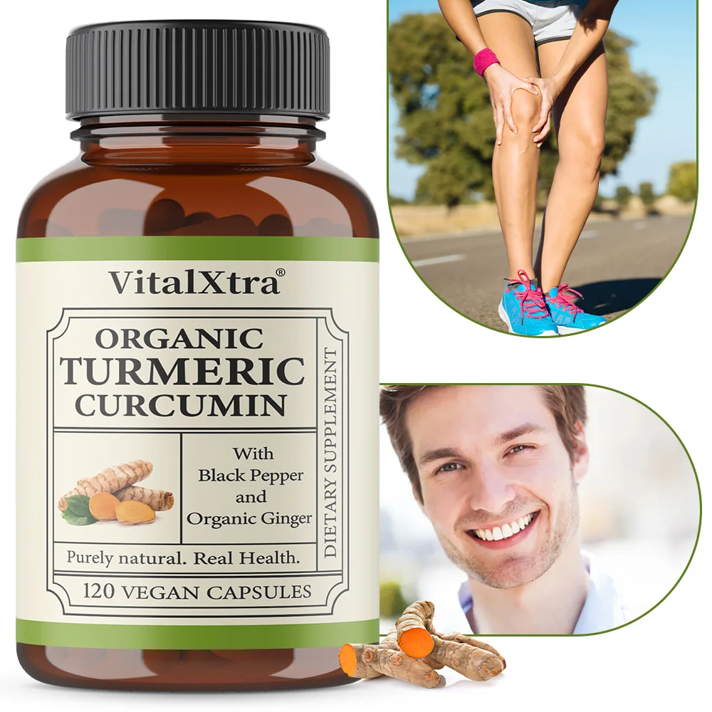 

Turmeric Curcumin with Black Pepper,with 95% Curcuminoids,Extra Strength Turmeric,Enhanced Absorption,Joint Support Supplement