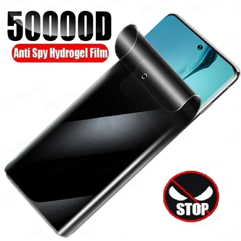 Privacy Hydrogel Film For Samsung A30S A40S A50S Wide 4 M10S M21s M21 2021 Quantum 3 A20 A30 A50 A9 Pro 2019 Screen Protector