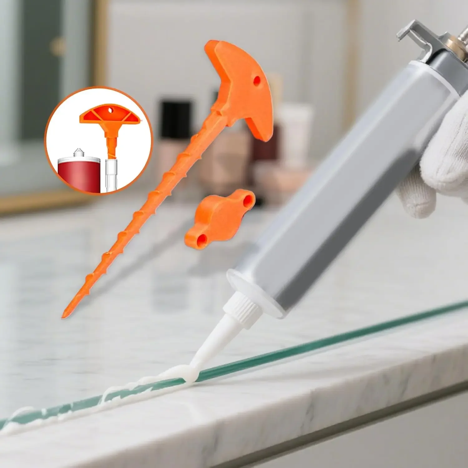 مجموعتان من منظفات الفوهات، أغطية مانعة للتسرب لمنع تجفيف أنابيب السيليكون من تنظيف الأنبوب، أدوات تزيين المنزل في عيد الميلاد #4