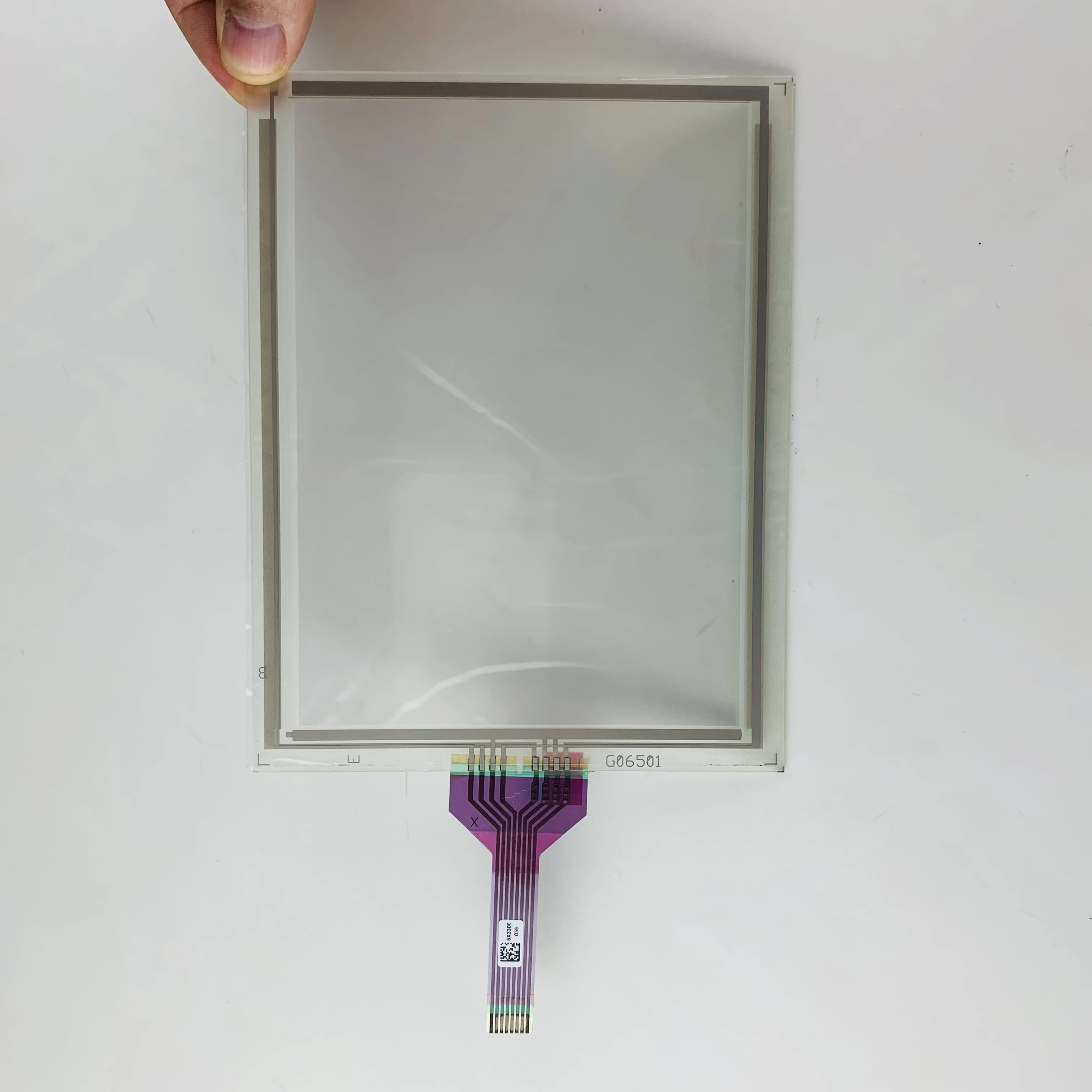 6.5 inch 8 wire 153*118mm touch glass for NL6448BC20-18D LCD panel repair replace,in stock