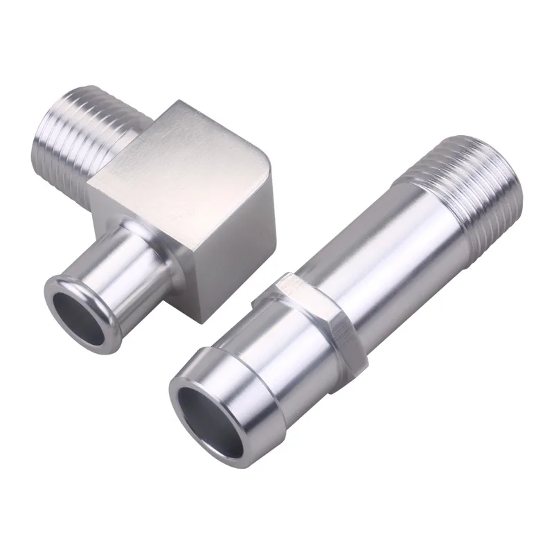 

Фитинг шланга нагревателя, водяной насос 3/4 дюйма, 5/8 дюйма, 90 градусов. Впускной квасцы.Chevy # 4530/9514X