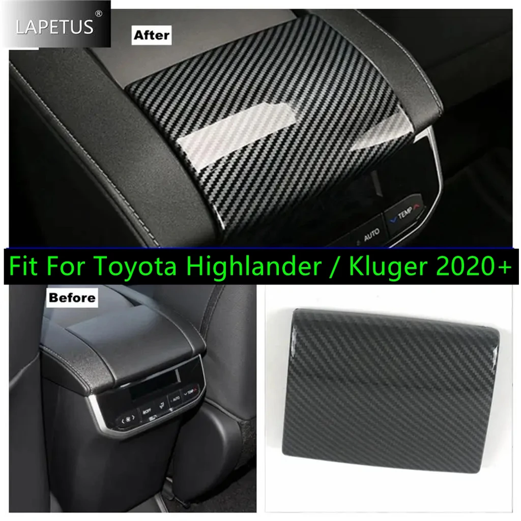 

Auto Armrest Cover Center Console Arm Rest Seat Box Decor Panel Interior Accessories For Toyota Highlander / Kluger 2020 - 2024