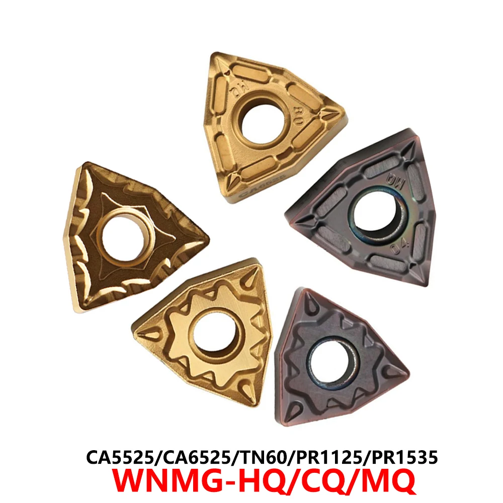 

Original WNMG060404 WNMG060408 WNMG080404 WNMG080408 WNMG080412 HQ CQ MQ CA5525 TN60 PR1125 Carbide Inserts WNMG CNC Tool Cutter
