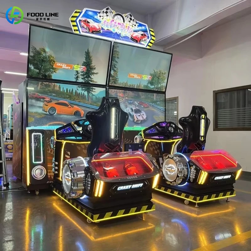 2026 New FL Dynamic racing arcade machine Luxury coin-operated racing game simulation console Dual screen driving Customize
