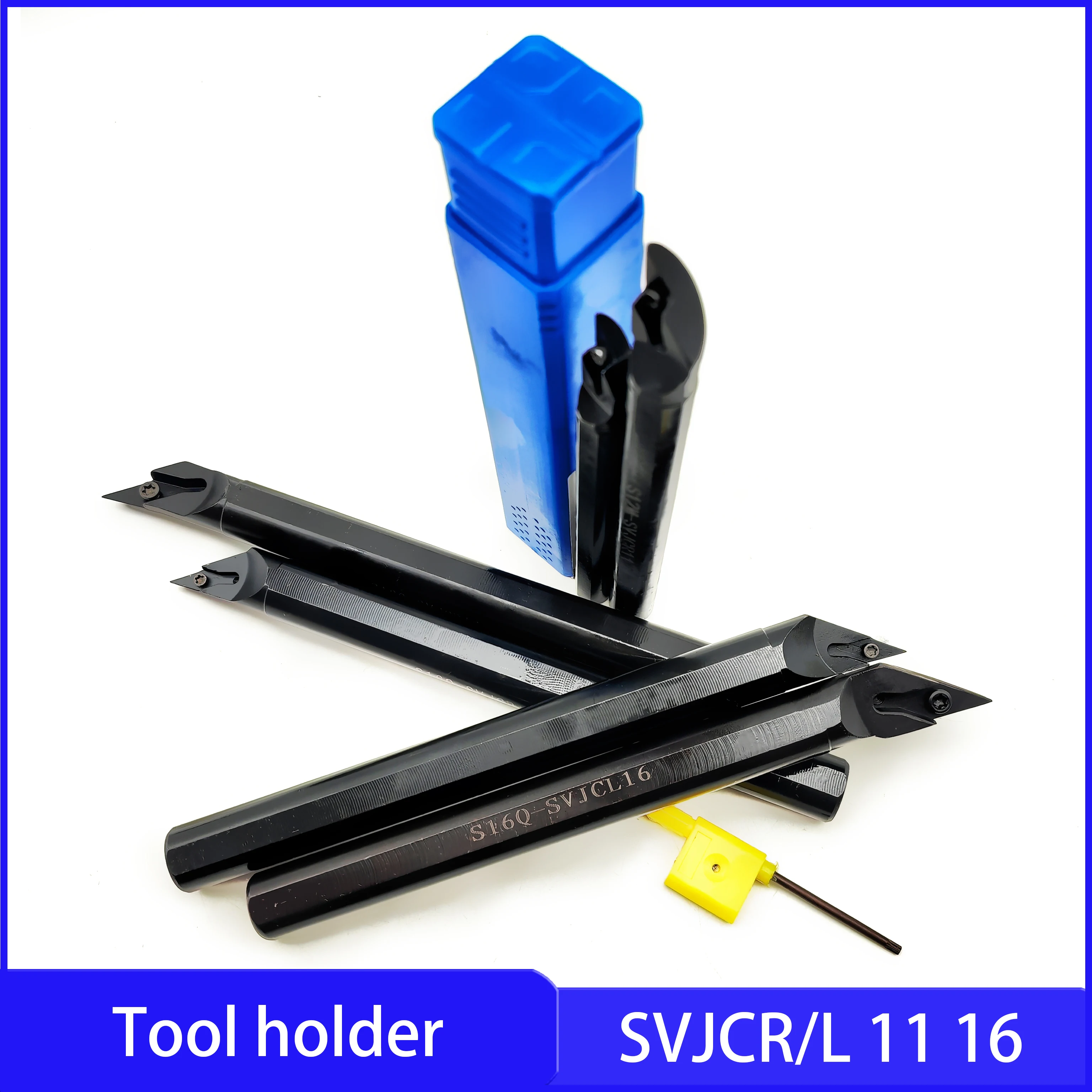 CNC tool holder S10K 12M 16Q 20R 25S-SVJCR SVJCL 11 16 for inner hole machining, suitable for VCMT1103 VCGT1103 VCMT604 VCGT604