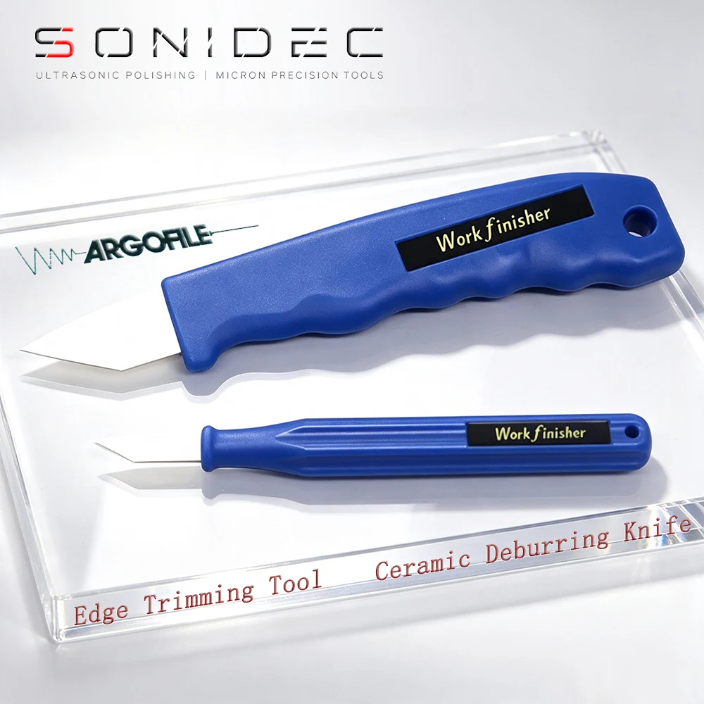 Japan ARGOFILE Work Finisher WF‑1540 WF‑620 Ceramic Deburring Knife Safe Non‑cutting Edge For Plastic Mold Resin Burr Removal