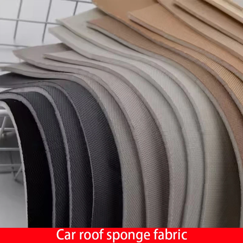 Car Roof Sky Upholstery Fabric Sponge for Interior Trim Auto Ceiling Material Headliner Lining Fabrics Automotive Cloth DIY