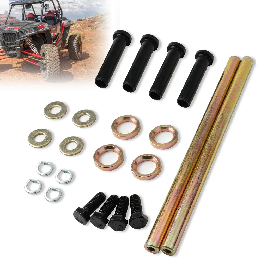 

Front Lower A Arm Bushings Kit W/Shaft Replaces 5020681 Front Lower A-Arm Bushings Shaft Kit for Trail Blazer 250 330 400 Etc