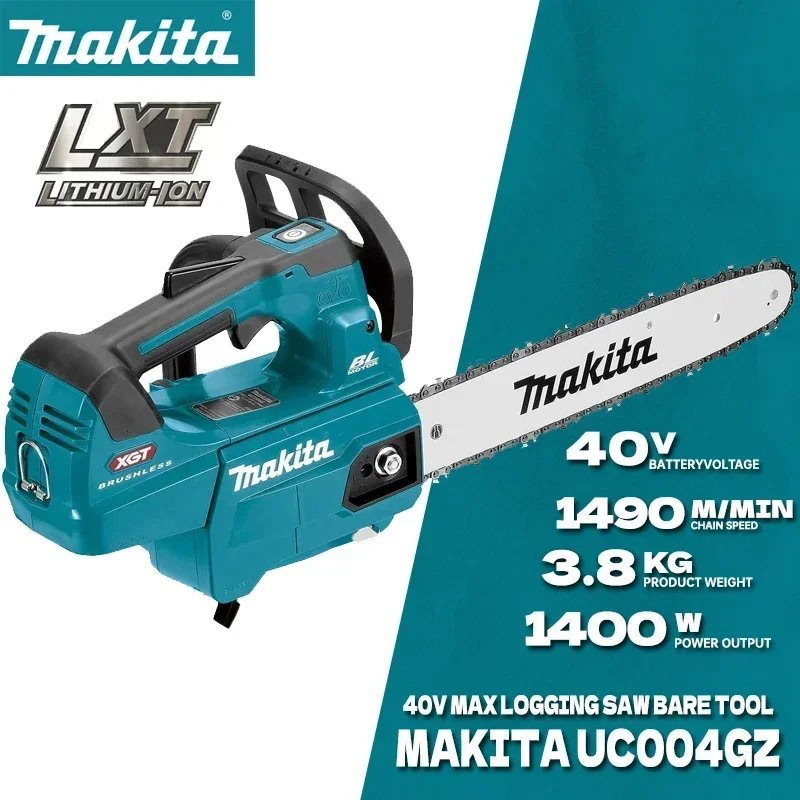 

MAKITA UC004GZ Electric Saw 40V XGT Brushless 35cm Top Handle Chainsaw Cordless Makita Power Tools UC004G