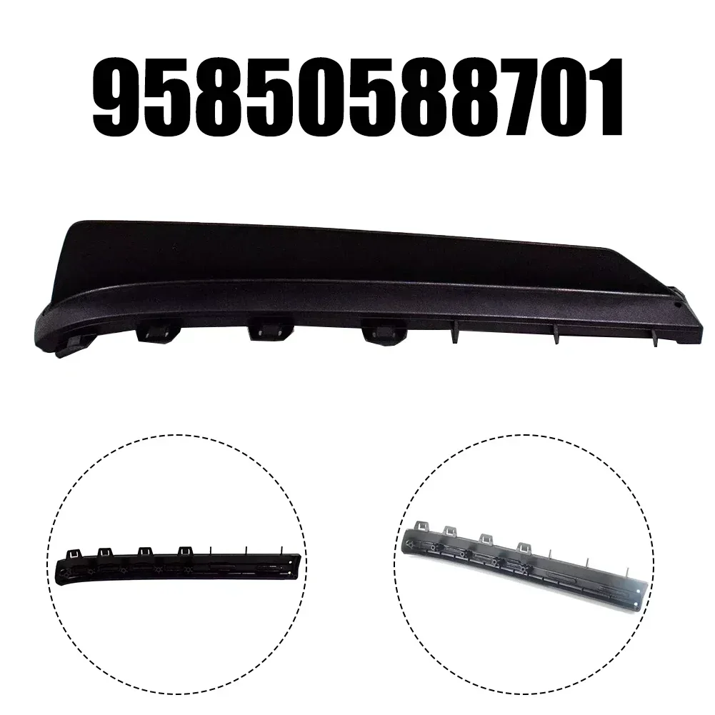 Bumper Spoiler Front Left For Cayenne 2011-2017 95850588701 Exterior Bumper Spoiler Replacement  ABS Black